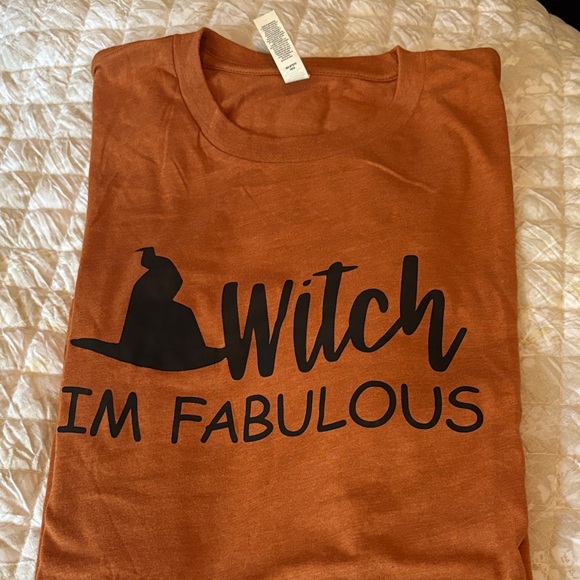 Bella Canvas Tops - Bella Canvas Orange Witch Tee